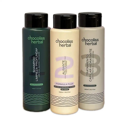 Kit alisante fórmula plex de 450ml (cabello decolorado)