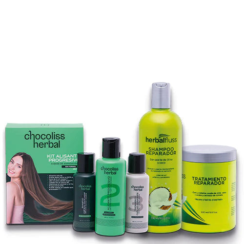 Combo liso y nutritivo cabello corto