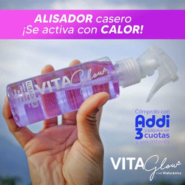 Alisador casero Vitaglow cabellos decolorados / sin formol